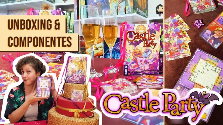 UNBOXING & COMPONENTES: CASTLE PARTY – Pra Quem Gosta