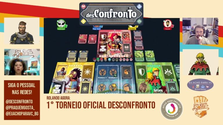 LIVES PQG: 1º Torneio Oficial de DesConfronto! Partida 2 – Dia 1