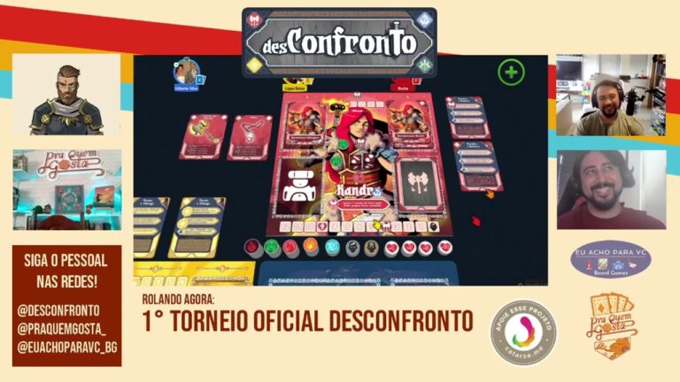 MELHORES MOMENTOS – Torneio DesConfronto jogo de tabuleiro