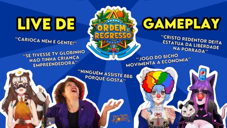 FESTA NADA, AQUI É RAVE DE DEMOCRACIA! – Gameplay de Ordem & Regresso com VTubers!
