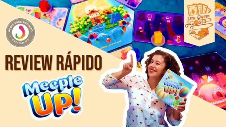 REVIEW RÁPIDO: MEEPLE UP! (Protótipo) – Pra Quem Gosta