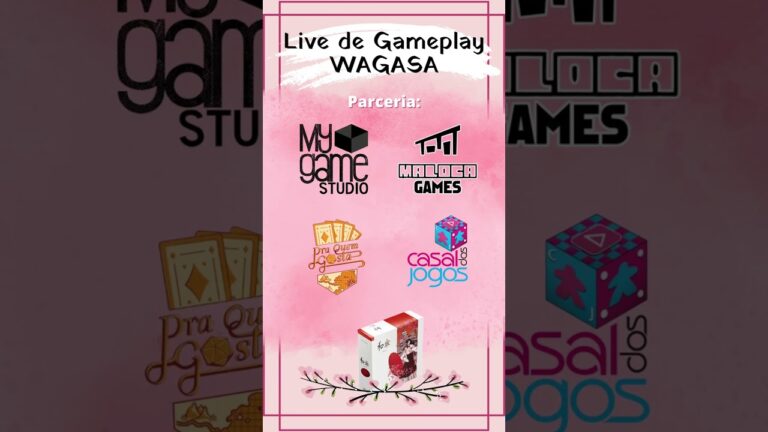 Conheça WAGASA jogo de tabuleiro!
