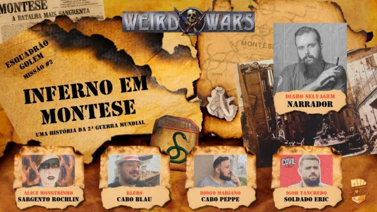 Inferno em Montese #1 – Weird Wars RPG | Pra Quem Gosta