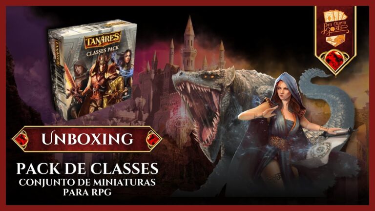 UNBOXING miniaturas CLASS PACK | TANARES RPG – Pra Quem Gosta