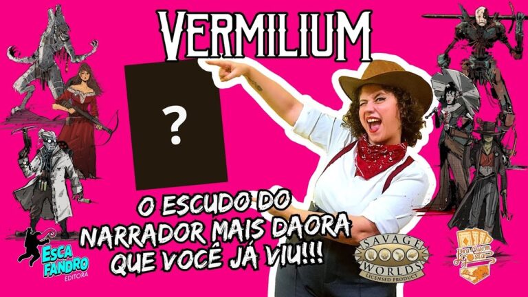 O ESCUDO DO NARRADOR MAIS DAORA QUE EU JÁ VI! VERMILIUM RPG #rpg