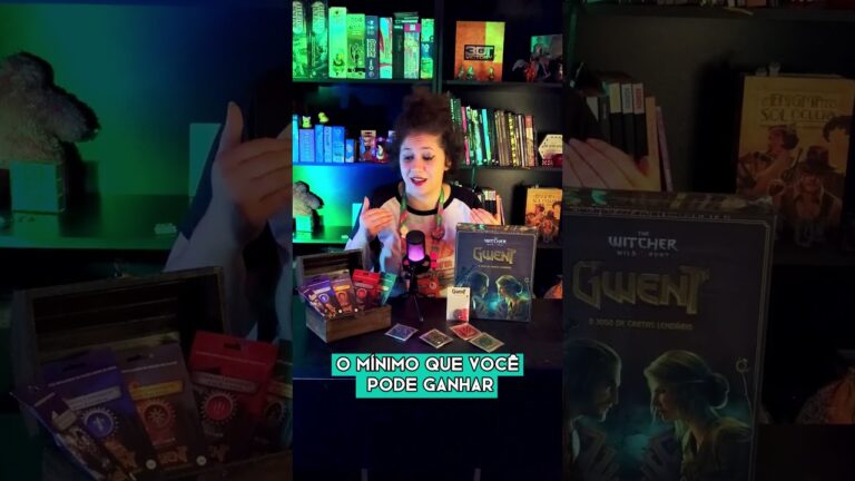 GANHEI um jogo de THE WITCHER na #ccxp2025 ! #gwent #games #thewitcher #hype