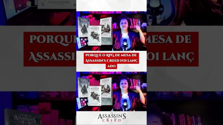 RPG DE MESA de Assassin’s Creed! #rpg #assassinscreed #lançamento #dicasdejogos #tutorial