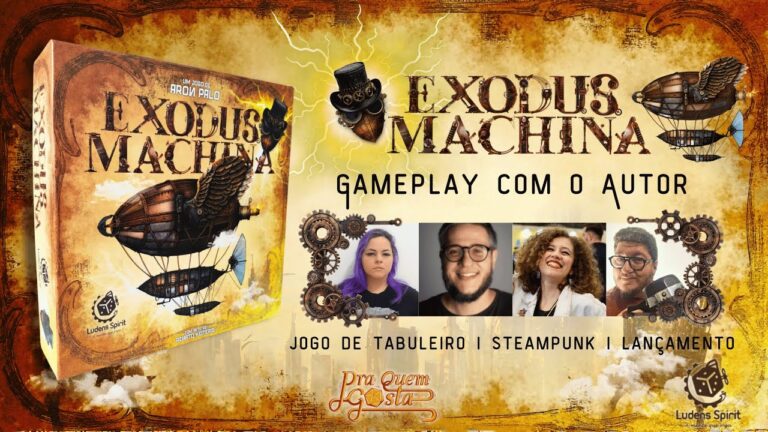 EXODUS MACHINA Gameplay – Conheça o jogo! #boardgames #steampunk #games | Pra Quem Gosta