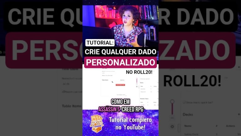Como criar DADOS PERSONALIZADOS no Roll20 – Tutorial #rpg #tutorial #dicasdejogos #roll20