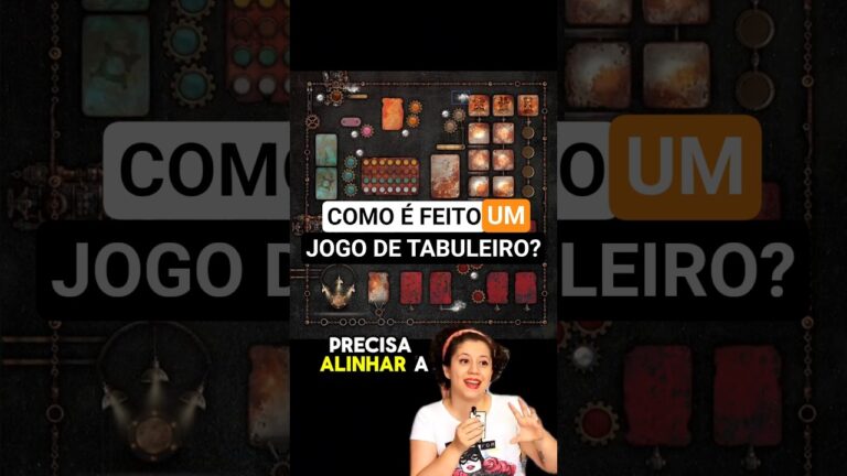 Como é FEITO um jogo de tabuleiro?! Pt. 1 #backstage #jogos #boardgames #design