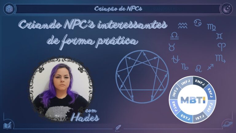 Dicas de Narradora – Criando NPC’s com tabelas! #rpg #dicas #mestre | Pra Quem Gosta