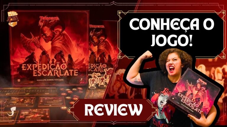 EXPEDIÇÃO ESCARLATE Como jogar? Jogo de Tabuleiro de Tormenta 20! #boardgames #rpg #games #jambo