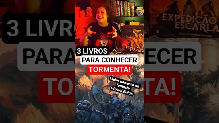 3 LIVROS de fantasia BR pra conhecer TORMENTA! #boardgames #rpg #games #livros #dicas #manga