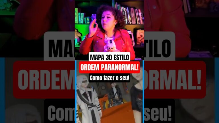 Como fazer o MAPA 3D de Hexatombe em casa! #rpg #dicas #ordemparanormal #software