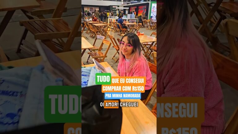 TUDO que eu consegui comprar com R$150 pra minha namorada no DIVERSÃO OFFLINE! #evento #geek